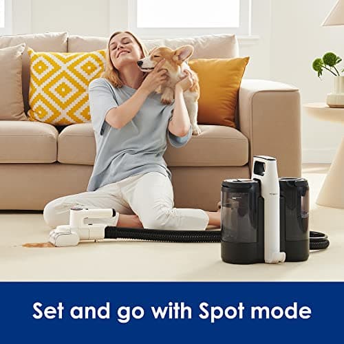Tineco Floor ONE S5 Smart Cordless Wet Dry Vacuum Cleaner and Mop for Hard Floors & Carpet ONE Spot Essentials Smart Cordless Carpet and Upholstery Spot Cleaner