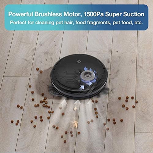 Robotic Vacuum Cleaner,Ideal For Pet Hair,Home and Kitchen Hard Floor and Low Pile Carpet
