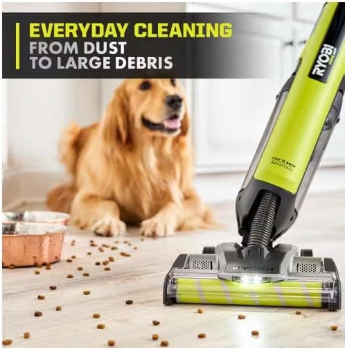 RYOBI ONE+ HP 18V Brushless Cordless High Capacity Stick Vacuum Kit with 4.0 Ah Battery and Charger