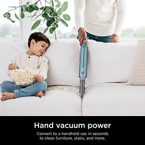 Shark WS642BL WANDVAC System Pet Ultra-Lightweight Powerful Cordless Stick Vacuum with Charging Dock, Blue