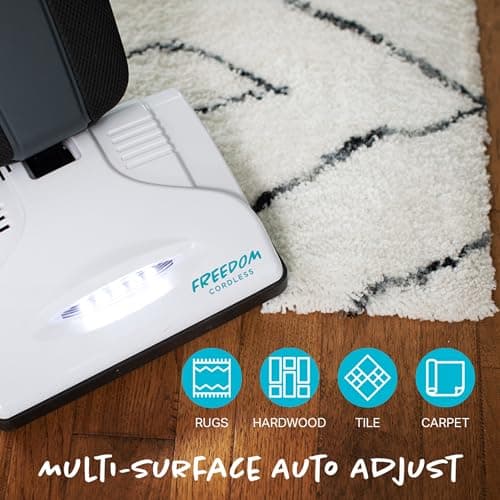 Simplicity Vacuums Ultimate Clean Bundle – Freedom Cordless Upright with HEPA Media Bag Set + Flash Mini Handheld – Lightweight Vacuum Cleaner for Carpet, Hard Floor, and Bare Floor