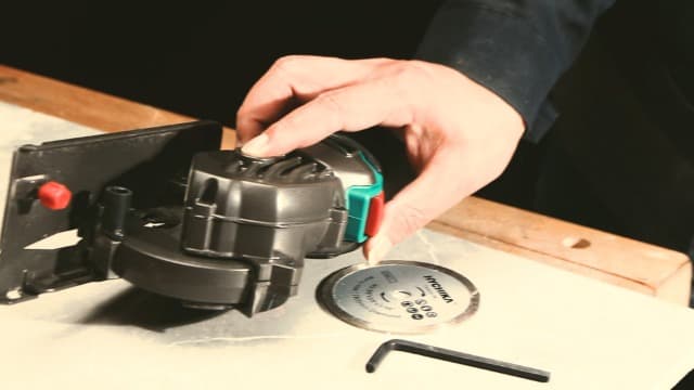 HYCHIKA Mini Circular Saw, Compact with 3 Blades 4A Pure Copper Motor, Scale Ruler, 3-3/8”4500RPM Ideal for Wood, Soft Metal and Plastic Cuts