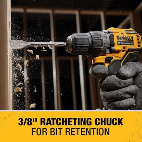 DEWALT XTREME 12V MAX* Cordless Drill/Driver Kit, 3/8-Inch (DCD701F2)