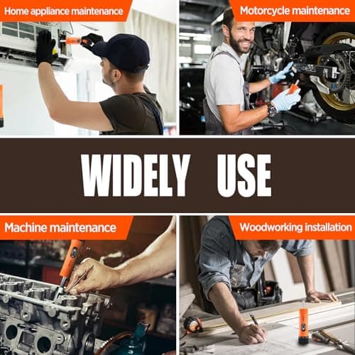 36Pcs Torque Screwdriver Wrench Driver Set 10-70 Inch Pounds lbs with 29 S2 Bits，5 Drive Sockets ，1/4" Socket Adapter for Maintenance,Tools, Bike Repairing and Mounting.