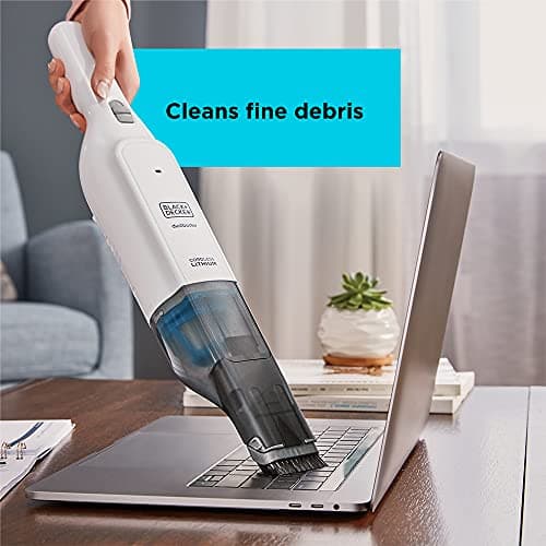 BLACK+DECKER 12V MAX Handheld Vacuum Cordless, dustbuster® AdvancedClean™ with Base Charger (HLVC315B10)