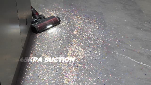 Cordless Vacuum Cleaner, 45Kpa 550W Vacuum Cleaners for Home, Max 70Mins Cordless Stick Vacuum with LED Screen, Dual Handle Anti-Tangle Rechargeable Vacuum for Hard Floors/Pet Hair/Carpet