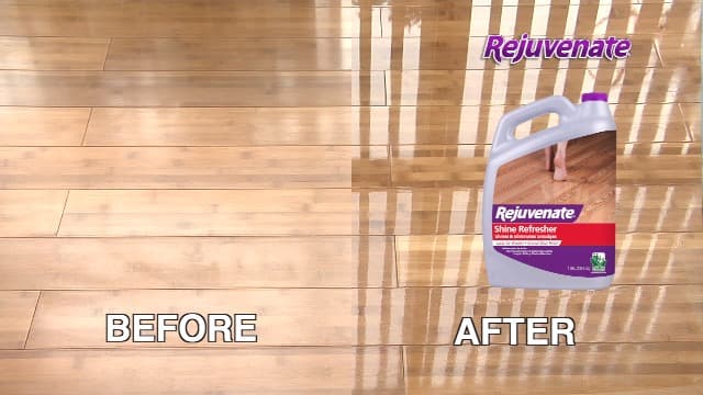 Rejuvenate Shine Refresher Hardwood Polish Restorer Removes Scratches from Wood Floors Restores Shine and Protects Laminate Linoleum Tile Vinyl and more