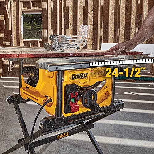 Dewalt DWE7485R 120V 15 Amp Compact 8-1/4 in. Corded Jobsite Table Saw (Renewed)