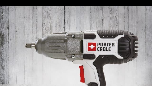 PORTER-CABLE Impact Wrench, 450 lbs of Torque, 1/2 Inch Hog Ring, 7.5-Amp, Corded (PCE211)