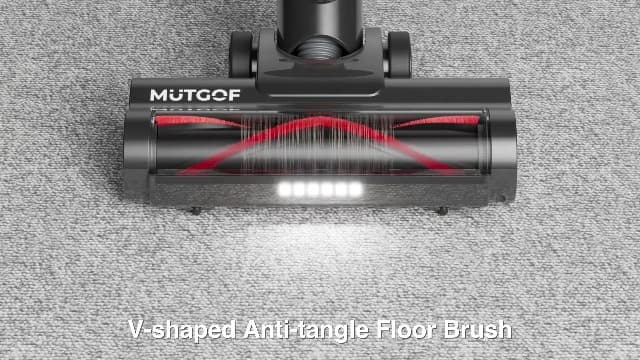 Cordless Vacuum Cleaner, 30Kpa Vacuum Cleaners for Home, Max 50Mins Runtime, Anti-Tangle Stick Vacuum, LED Screen, 1.5L Dust Cup, Rechargeable Lightweight Vacuum for Hardwood Floor, Carpets, Pet Hair
