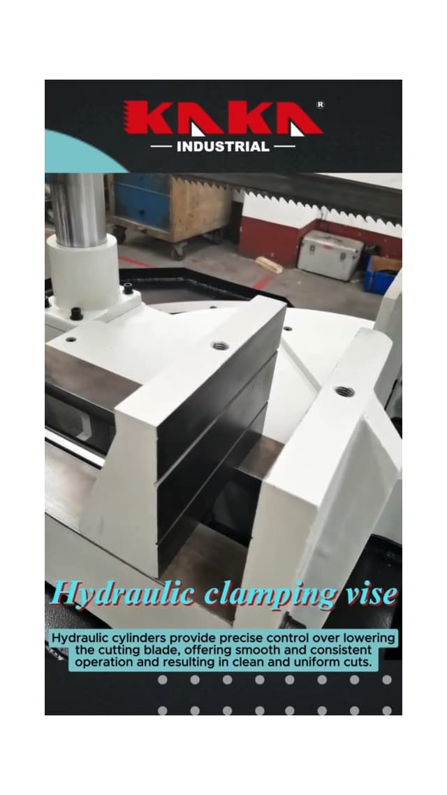 KAKA INDUSTRIAL TBK11A 11Inch Hydraulic Double Column Rotating Head Band Saw Industrial Grade Metal Cutting Powerhouse