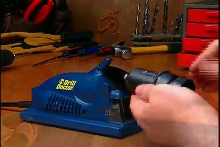 Drill Doctor DD350X Drill Bit Sharpener - 3/32" to 1/2" - Electric Sharpener - High Speed & Portable - for Steel, Masonry, Carbide & Tin-Coated Bits