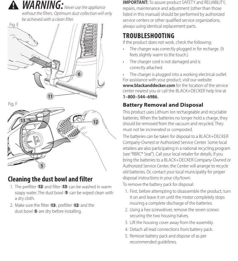 BLACK+DECKER dustbuster AdvancedClean+ Cordless Handheld Vacuum, Powerful 20V Home and Car Vacuum (HHVK515J00FF)