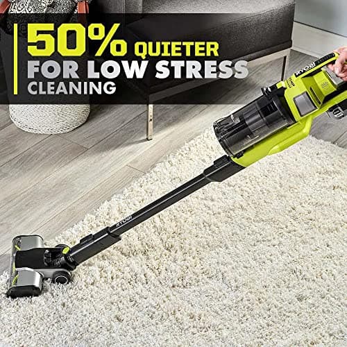 Pacroban ONE+ HP 18V Brushless Cordless Pet Stick Vacuum Cleaner Kit with 4.0 Ah HIGH Performance Battery and Charger
