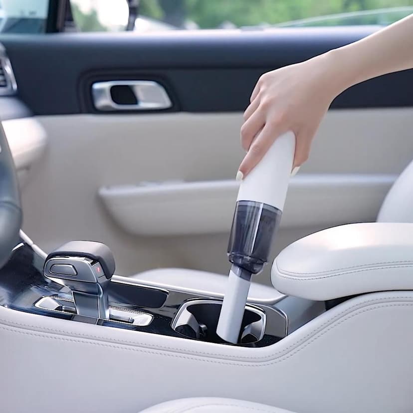 Handheld Vacuum Cordless, Portable Car Vacuum Cleaner with HEPA Filter, 2 Suction Modes, Mini Hand Held Vacuum Rechargeable for Car, Home, Office, Desk, Keyboards, Pet Hair (Black)