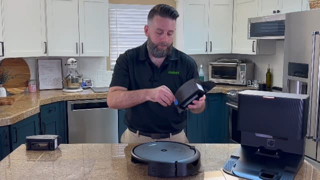 iRobot Roomba Combo i3+ (3574) Robot Vacuum & Mop – Self-Empty for Up to 60 Days, Clean by Room with Smart Mapping, Dual Multi-Surface Brushes for a Thorough Clean, Ideal for Homes with Pets
