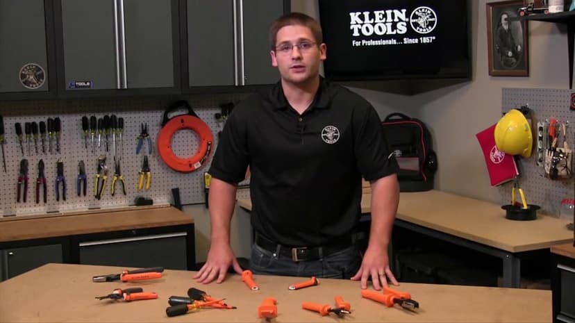 Klein Tools 661-4-INS Insulated Screwdriver, Made in USA, #1 Square Tip with 4-Inch Shank