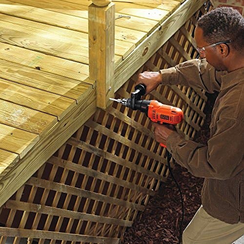 BLACK+DECKER 7.0 Amp 1/2 in. Electric Drill/Driver Kit (DR560) , Orange