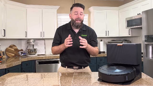 iRobot Roomba Combo j7+ Self-Emptying Robot Vacuum & Mop - Automatically Vacuums and Mops, Fully Retractable Mop pad, Identifies & Avoids Obstacles, Smart Mapping, Works with Alexa, Ideal for Pets