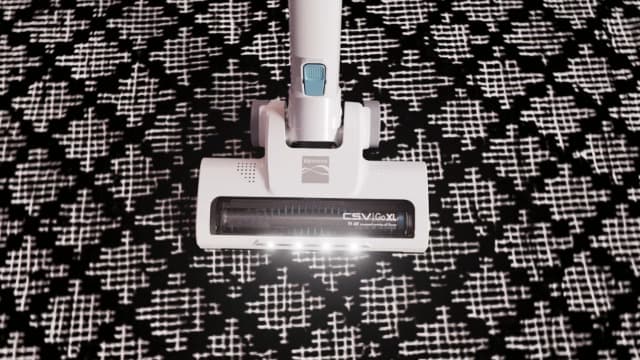 Kenmore DS4065 Cordless Stick Vacuum 1L Capacity Lightweight Cleaner 2-Speed Power Suction LED Headlight 2-in-1 Handheld for Hardwood Floor, Carpet & Dog Hair, Blue, DS4065