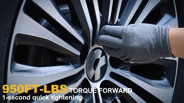 Cordless Impact Wrench 1/2 inch Compatible with DeWalt 20v Battery, 1000Ft-lbs(1360N.m) High Torque Impact Driver with 4-Modes, LED Light, Electric Impact Gun for Car/Truck/Mower(Bare Tool)