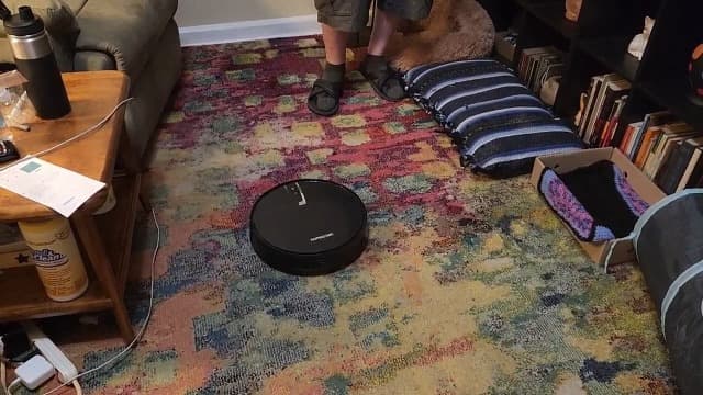 Robot Vacuum Cleaner with 3000Pa Cyclone Suction, APP/Voice/Remote Control, Automatic Self-Charging Robotic Vacuum, Scheduled Cleaning, Ideal for Pet Hair, Hard Floor, Low Carpet