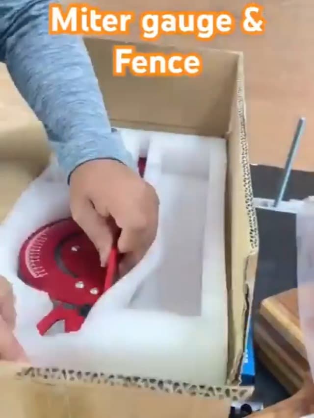 Miter Saw Fence for Woodworking Accessories, 75 T-Track Table Fence System with Laser Measure - Fits Portable Table Saws, Band Saws and Cabinet Saws (Fence Only)