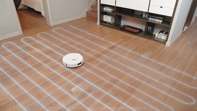 AIRROBO T30+ Robot Vacuum and Mop, 60-Day Self-Emptying, Proactive Intelligence Obstacle Avoidance, Carpet Detection, Tangle-Free Brush, 6000PA Suction, LDS Mapping, APP ＆ Voice Control
