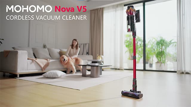 Cordless Vacuum Cleaner,580W 48KPA 65Mins Vacuum Cleaners for Home,Self-Standing Stick Vacuum with Anti-Tangle Brush & OLED Touch Screen,Rechargeable Vacuum Cordless for Pet Hair,Carpet,Hardwood Floor