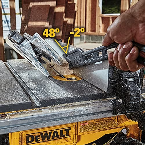 Dewalt DWE7485R 120V 15 Amp Compact 8-1/4 in. Corded Jobsite Table Saw (Renewed)