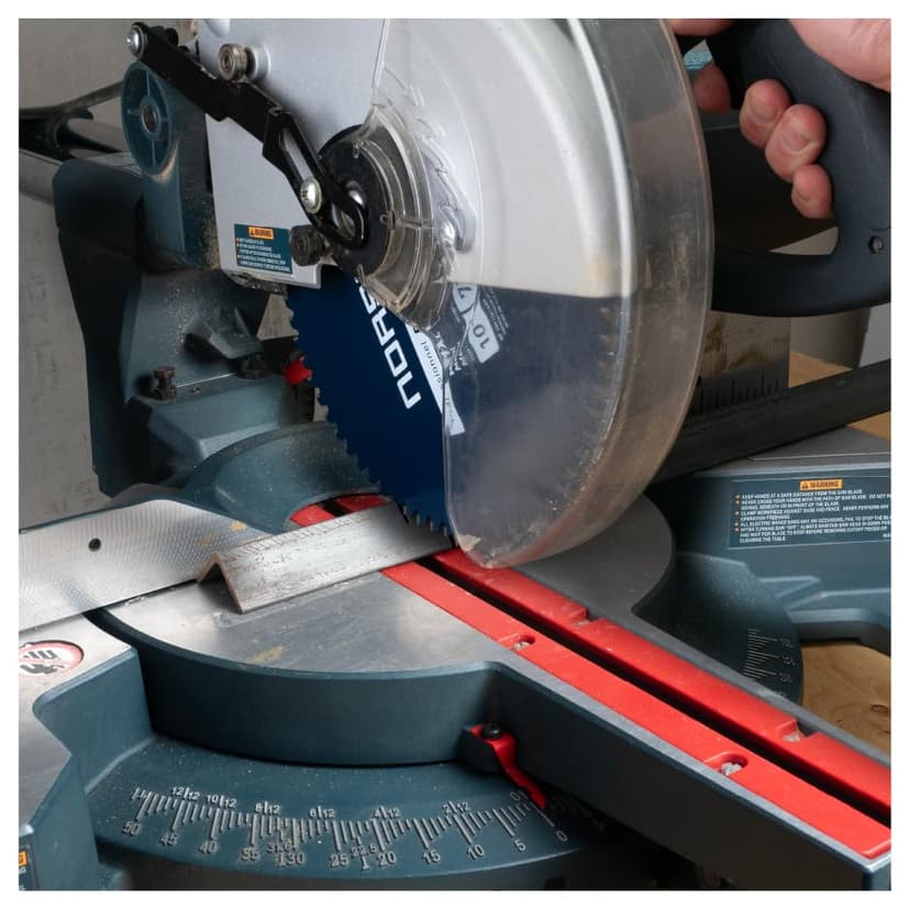 Norske Tools NCSBP216 10 inch 72T Metal Cutting Saw Blade For Steel Roofing, Metal Siding, Steel Pipe, Steel Studs & More 5/8 inch Bore