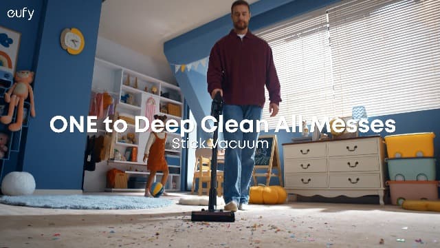 eufy Robot Vacuum 3-in-1 E20,with Versatile Stick and Handheld Vacuum Cleaner Combo,Self Emptying Up to 75 Days,Max 30,000Pa,Smart Obstacle Avoidance,Pro-Detangle,Perfect for Carpet,Crevices,Stairs
