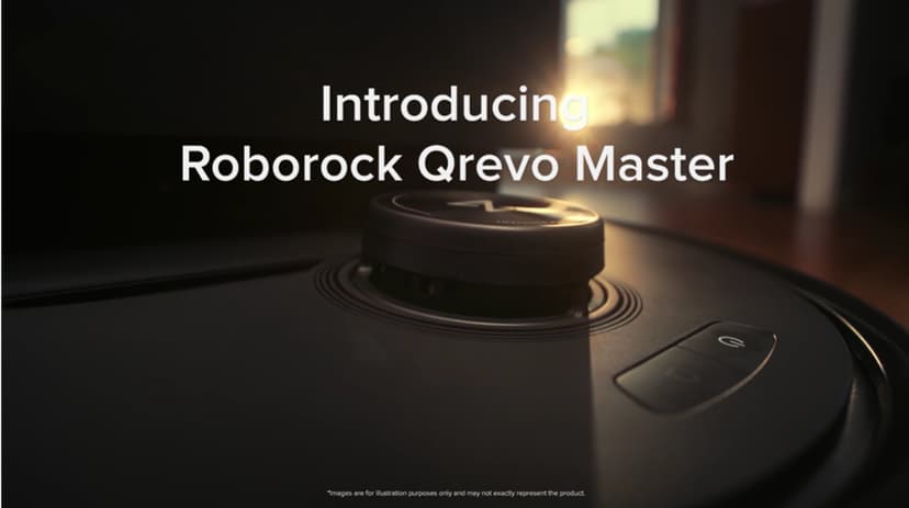 roborock Qrevo Master Robot Vacuum and Mop Combo, 10,000Pa Suction, FlexiArm Design Side Brush & Mop, Auto Mop Washing & Drying, Self-Emptying&Refilling, Dock Self-Cleaning, Obstacle Avoidance, Black