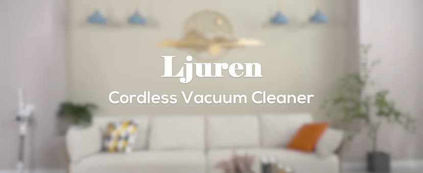 Vacuum Cleaners for Home, 80,000PRM Powerful Motor Cordless Vacuum with Removable 2200mAH Battery up to 35 Mins Worktime, 2 Adjustable Modes and Detachable Parts Stick Vacuum (Bright White)