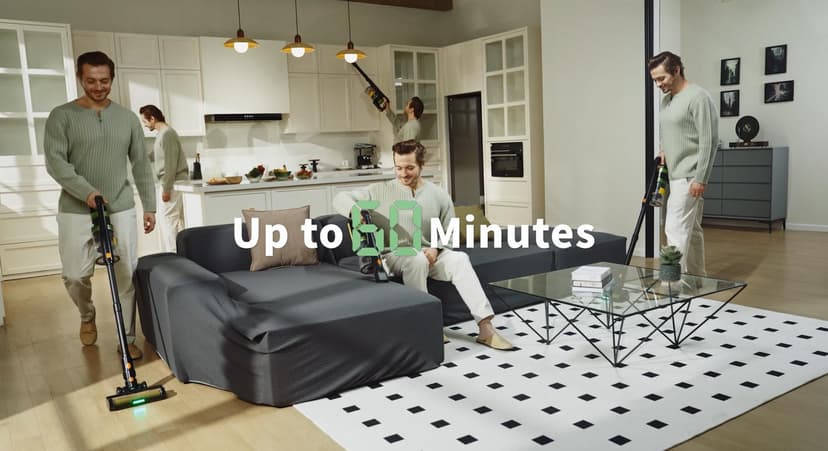 Cordless Vacuum Cleaner, 550W 45KPA 60 Mins Vacuum Cleaners for Home, Anti-Tangle Stick Vacuums with Rechargeable Battery, Dual-Handheld Lightweight Vacuum with Aromatherapy for Pet Hair Carpet Floors
