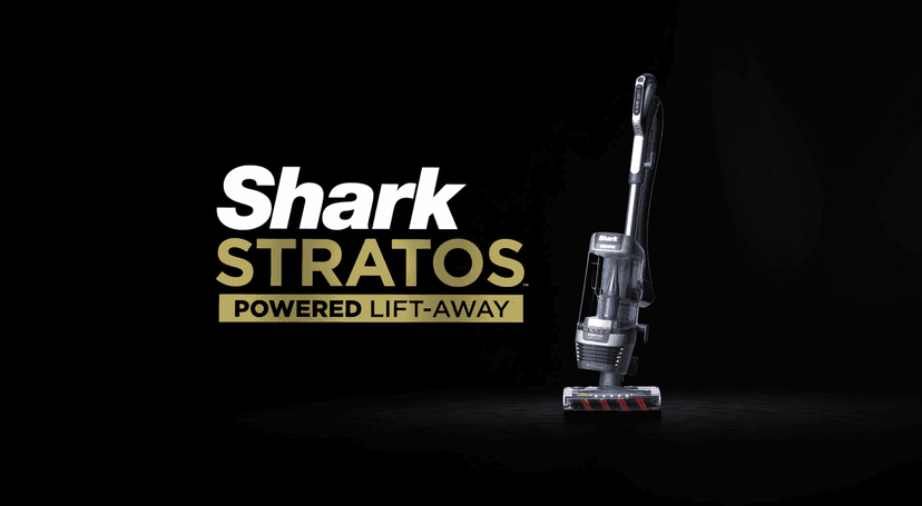 Shark Upright Vacuum, Stratos with DuoClean PowerFins, HairPro, Powered Lift-Away, Self-Cleaning Brushroll, & Odor Neutralizer Technology, Navy, AZ3002