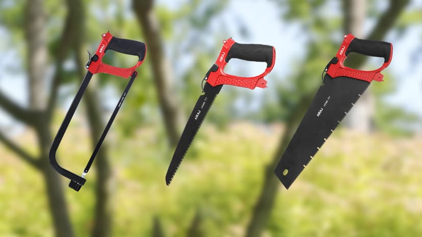 AIRAJ High-end Hacksaw Set, Universal Metal Hacksaw with 3 Different Hacksaw Blades, Best Hacksaws for Metal and Heavy Duty Hand Saw for Cutting Wood, for Cutting Any Metals and Wood Material