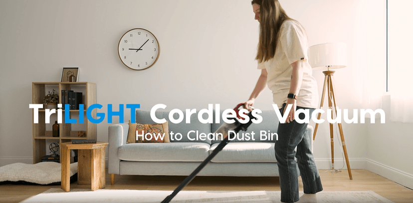 IRIS USA Cordless Vacuum Cleaner for Home, Rechargeable, Ultra Lightweight, 50-Minute Runtime Fast Charging, 230W, Carpet, Hard Floor, Tile, Non-Slip Lean Support Design, LED Dust Sensor, Black