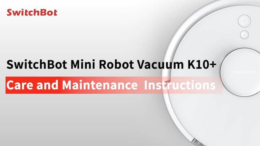 SwitchBot Mini Robot Vacuum K10+, Self-Emptying Base for 70 Days of Cleaning, LiDAR Navigation, Robot Vacuum and Mop Combo with Custom Cleaning, 48dB Ultra Quiet, 150Mins Max, Compatible with Alexa