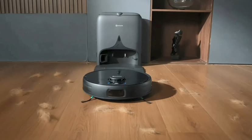 Robot Vacuum and Mop, V5 Self-Emptying 8500Pa Suction, Pet Hair Tangle Cutter™, 75-Day Capacity, Cat Laser, All-in-One Station, Robotic Vacuum Cleaner for Pet Hair, Hard Floors, Tile, Carpet