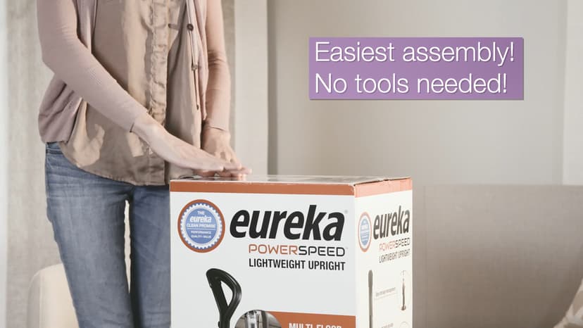 Eureka NEU182B PowerSpeed Bagless Upright Vacuum Cleaner, Purple