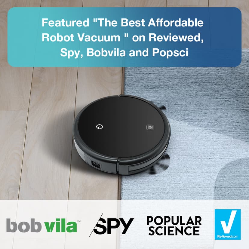 Robotic Vacuum Cleaner,Ideal For Pet Hair,Home and Kitchen Hard Floor and Low Pile Carpet