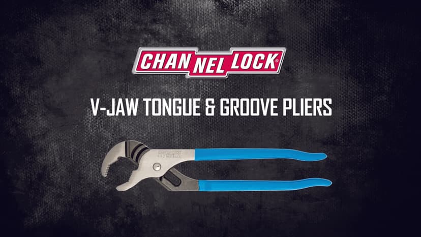 Channellock 442 Tongue and Groove Pliers, 12 In, Black, Blue, Silver