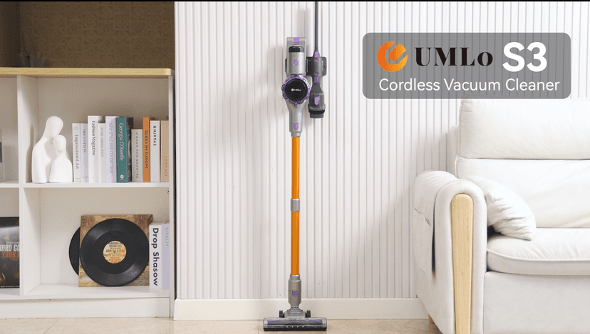 S3 Cordless Vacuum Cleaner, 45kPa Powerful Suction Vacuum Cleaners for Home, 55-Min Runtime Rechargeable Stick Vacuum, Self-Standing, for Pet Hair Carpet Hard Floor, LED Display