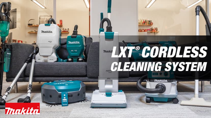 Makita XLC02R1B 18V LXT Lithium-Ion Compact Cordless Vacuum Kit (2.0Ah)