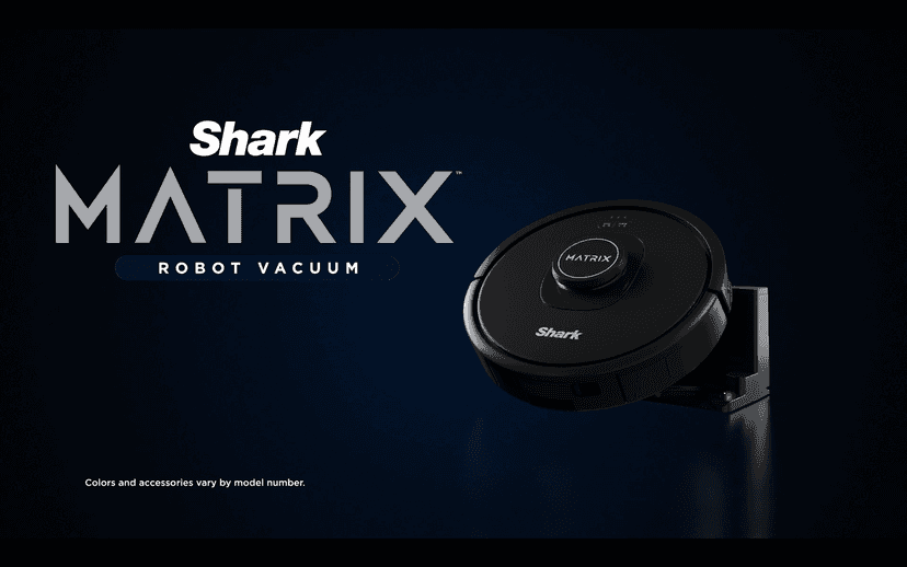 Shark RV2310 Matrix Robot Vacuum with Self-Cleaning Brushroll for Pet Hair, No Spots Missed on Carpets and Hard Floors, Precision Home Mapping, Wi-Fi Black/Silver, 0.5 Quarts