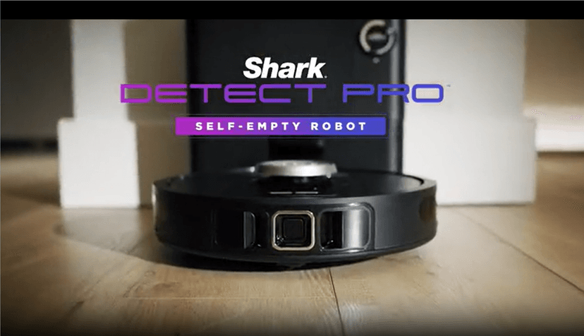 Shark PowerDetect Self-Empty Robot Vacuum with NeverStuck Technology, Auto Deep-Clean Carpets & Hardfloors, XL 60 Day Capacity HEPA Bagless Base Neutralizes Odors, for Pet Hair, Black (AV2820AE)