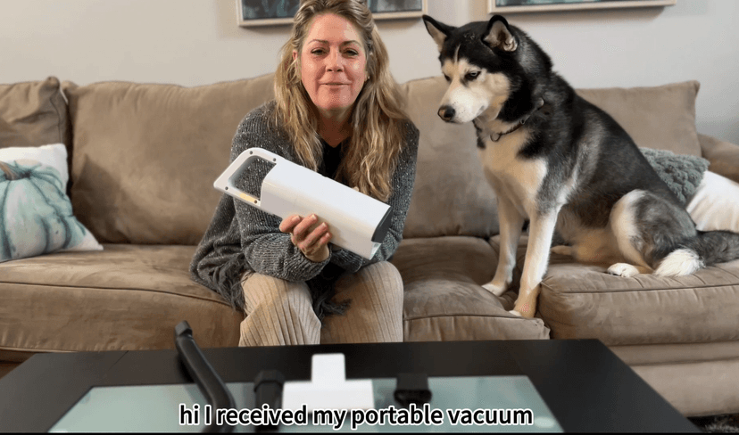 Pet Hair Handheld Vacuum Cordless Car Vacuum, 20000PA High Power, Portable Lightweight Rechargeable Hand Vacuum for Home, Pet and Car