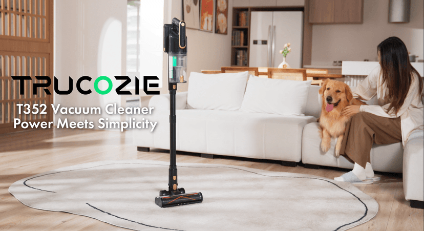 Cordless Vacuum Cleaner, 45Kpa 50 Mins Runtime Self-Standing Stick Vacuum Cleaners for Home, Powerful Suction, Lightweight, LED Touch Screen 8 in 1 Vacuum for Pet Hair, Carpet, Hardwood Floor, Black
