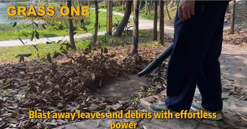 Cordless Leaf Blower, 450CFM/125MPH Six-Speed Adjustment, 2 * 4.5Ah 21V Batteries, High Power Copper Wire Motor with 3 Tube, Lightweight Handheld Blower for Lawn Care, Patio, Blowing Leaves